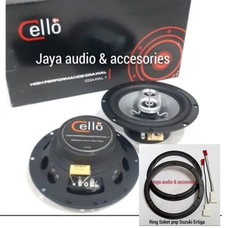 Jual Speaker Coaxial Cello PNP Ring Dan Soket Suzuki Ertiga Dan Ignis