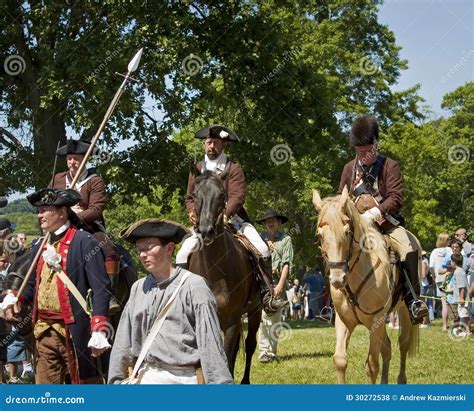 Monmouth Battle Scene Editorial Stock Photo Image Of Battlefield