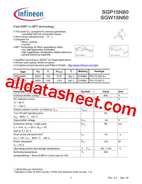 G N Datasheet Pdf Infineon Technologies Ag