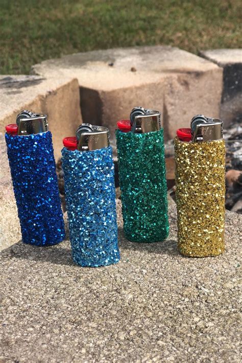 Glitter Lighters Diy Decorate Lighter Lighter Art Custom Lighters