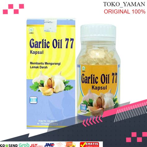 Jual Kapsul Garlic Oil Isi Kapsul Minyak Bawang Putih Murni