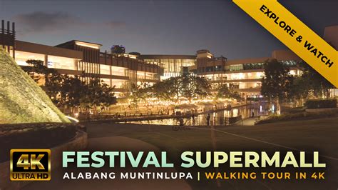 Festival Supermall Alabang Muntinlupa Walking Tour In 4k Mall Walk In