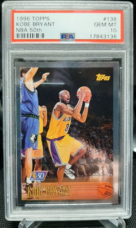 Liberty America Topps Kobe Bryant Nba Psa Mint