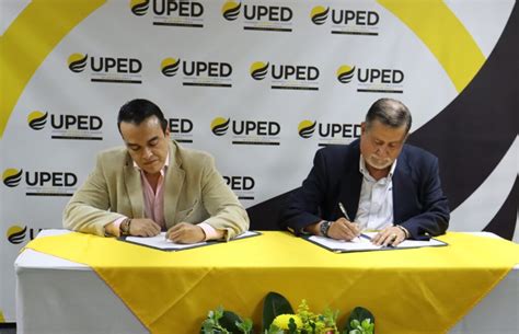 UPED FIRMA CONVENIO DE COOPERACION CON LA FEDERACIÓN SALVADOREÑA DE