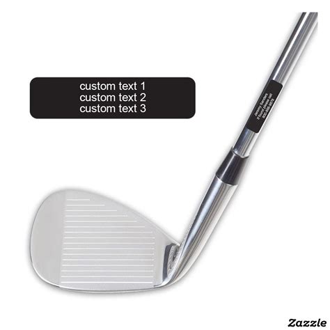 Personalized Golf Club Labels | Zazzle | Golf clubs, Personalized golf ...