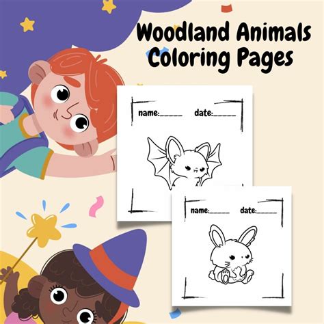 Woodland Animals Coloring Pages | Made By Teachers