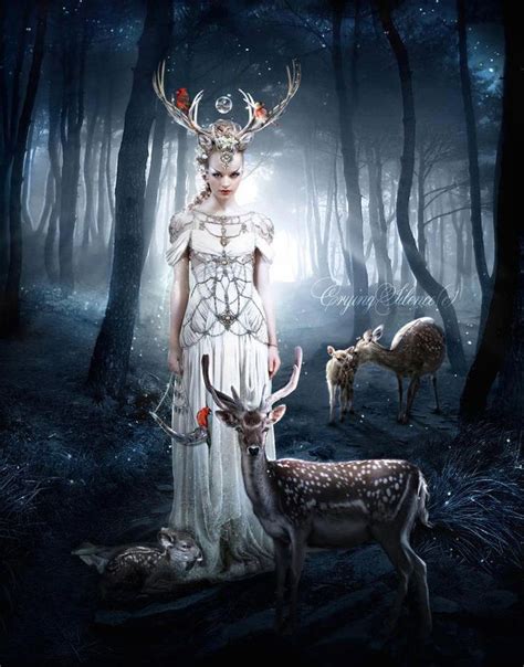 Deer Goddess Celtic Goddess Celtic Gods Mythology