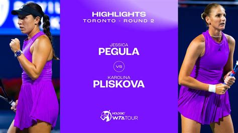 Jessica Pegula Vs Karolina Pliskova 2024 Toronto Round 2 WTA Match