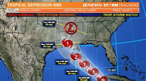 Tropical Depression 9 Forms West Central Caribbean Sea