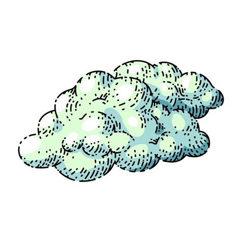 fluffy cloud sketch hand drawn vector 17420327 Vector Art at Vecteezy