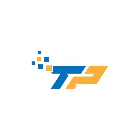 Premium Vector Tp Tech Logo