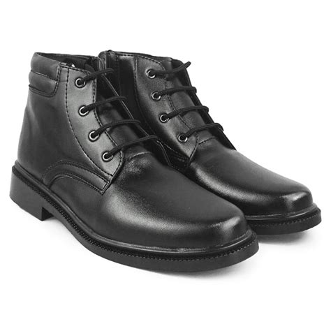 CARLIT PDH 04 Sepatu Pantofel Murah Model Semi Boots Warna Hitam Bahan