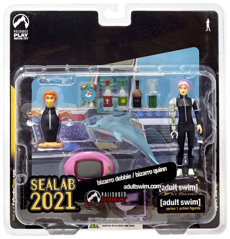 Adult Swim Sealab 2021 Series 1 Bizarro Debbie Bizarro Quinn Exclusive Action Figure 2 Pack