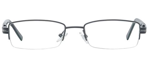 Reed Rectangle Single Vision Glasses Black Men S Eyeglasses Payne Glasses