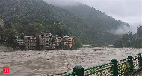 Sikkim Floods 2023: Sikkim hit by flash floods following cloudburst ...