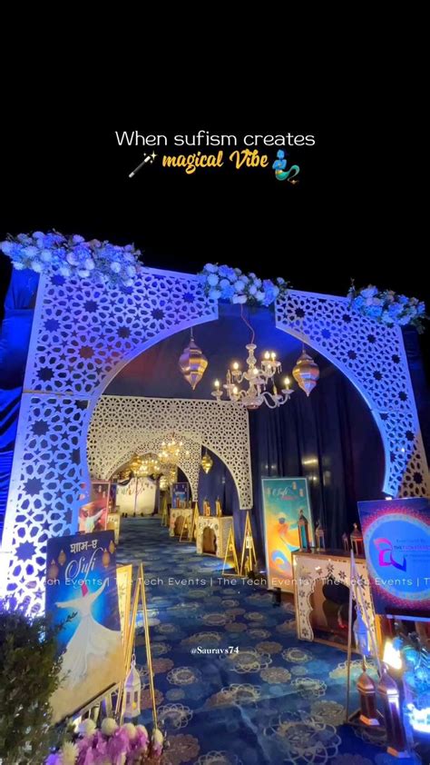 Sufi Night's Magical Decor ️‍🔥 | Wedding planning decor, Wedding decor elegant, Marriage hall ...