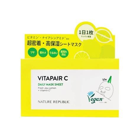 Nature Republic ネイチャーリパブリック ビタペアc デイリーシートマスク30枚 350ml ×1 大容量 ビタミン