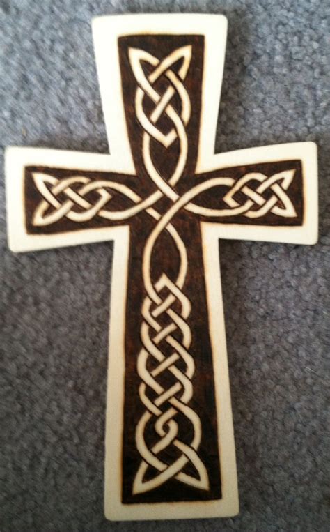 Wood Burned Cross Wood Burning Crafts Woodburning Projects Wood Burning Patterns