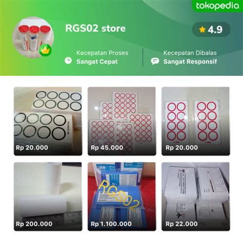 Toko RGS02 Store Online Produk Lengkap Harga Terbaik Tokopedia