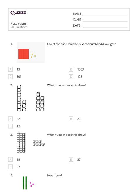 50 Decimal Place Value Worksheets For 2nd Grade On Quizizz Free And Printable