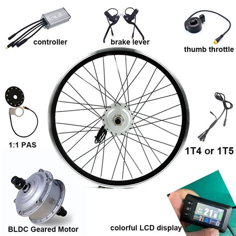 Electric Motor Kit Bike 700c 36V 250W E Bike Kit 350W Front Drive ...