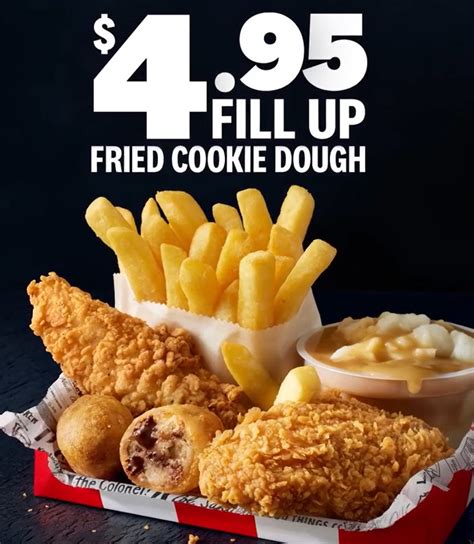 DEAL KFC 4 95 Fried Cookie Dough Fill Up Until 4pm Wollongong Only