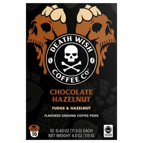 Death Wish Coffee® Chocolate Hazelnut Flavored Single-Serve Coffee Pods ...