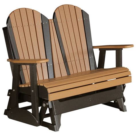 Poly Adirondack Glider 4 Foot Transitional Adirondack Chairs By