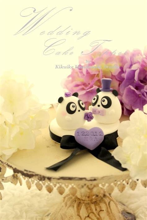 Love Angels Panda Wedding Cake Topper Wedding Cake Toppers Wedding