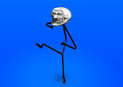 TROLLFACE MEME WITH BODY by 3dxav | Download free STL model ...