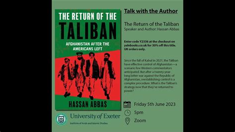 Hassan Abbas The Return Of The Taliban Youtube