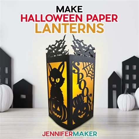 Halloween Paper Lanterns: Craft DIY Party Decorations | Halloween paper ...