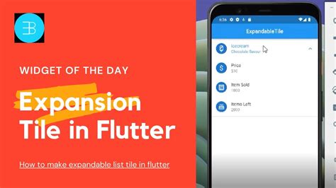 How To Build Expandable List Tile In Flutter Using Expansion List Tile