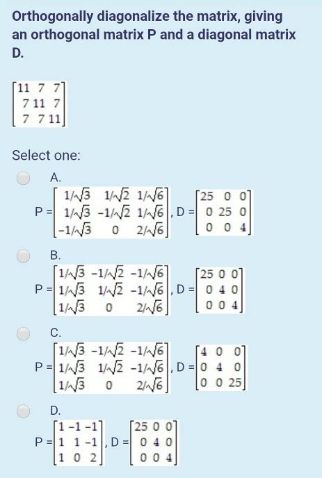 Diagonalize Matrix Calculator Leonardnavdar