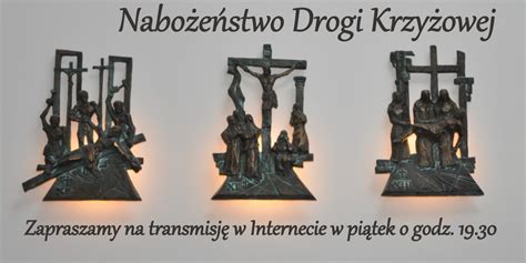 Droga krzyzowa plakat Średni Ptaszkowa