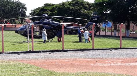 Paciente idosa Covid é transferida para hospital particular de