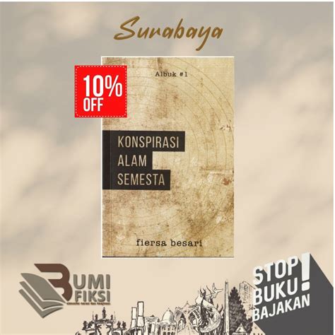 Jual Buku Novel Konspirasi Alam Semesta Cover Baru Fiersa Besari