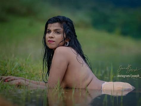 Topless Desi MILF Lying On Stomach Inside A Lake And Conceals Her Boobs CareLessNaked