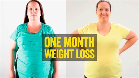 How To Lose Weight In A Month Youtube