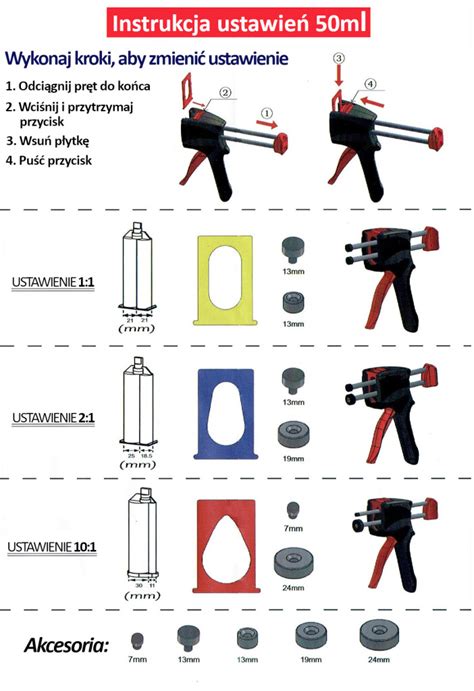 Pistolet Uniwersalny Do Kleju Dwusk Adnikowego Ml Kleje