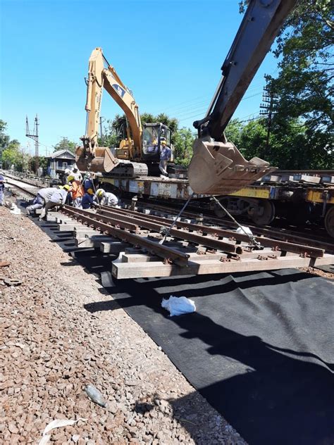 Cr Nica Ferroviaria L Nea Mitre Contin An Hasta Hoy Los Trabajos En