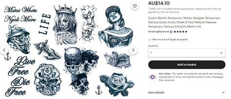 Dusty’s tattoos: Where Dustin Martin has ink and what it means | The ...