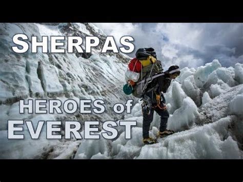 SHERPAS · True Heroes of Mount Everest · Documentary - YouTube in 2022 | Everest, Documentaries ...