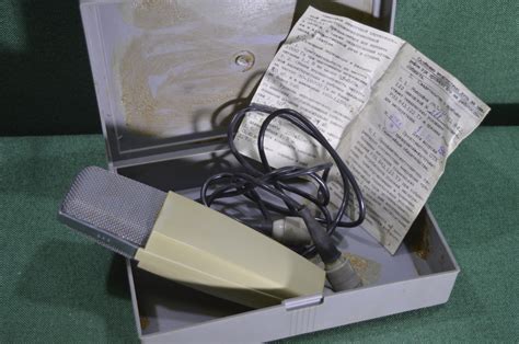 Купить Микрофон ленточный МЛ-51, студийный. Паспорт, коробка. 1981 год ...