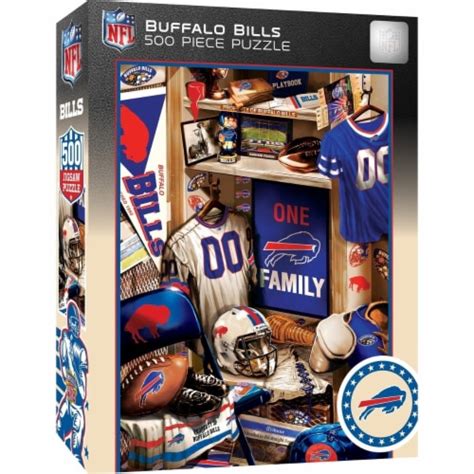 Masterpieces Buffalo Bills - Locker Room 500 Piece Jigsaw Puzzle, 1 ...