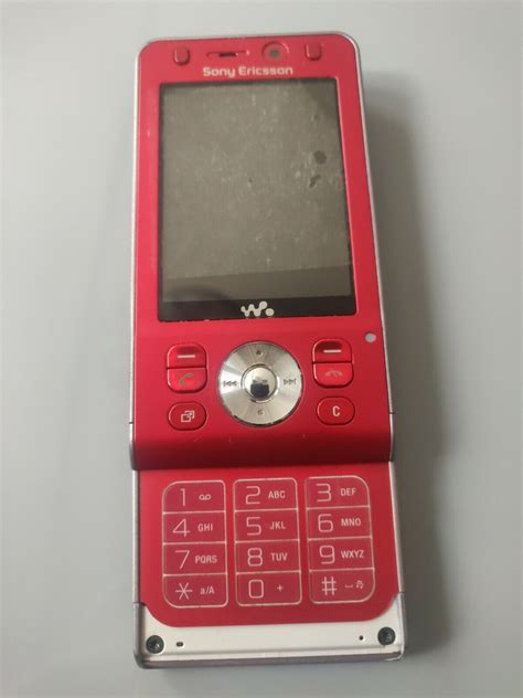 Sony Ericsson Walkman W I Mobile Phone Red Spares Or Repair Ebay