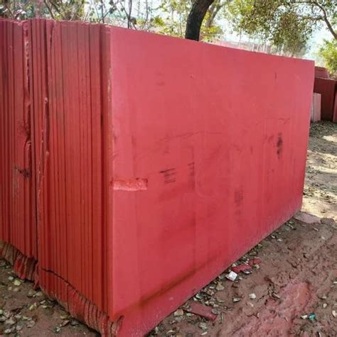 Unpolished Temple Cladding Red Sandstone For Walls Size 400 X 400 Mm