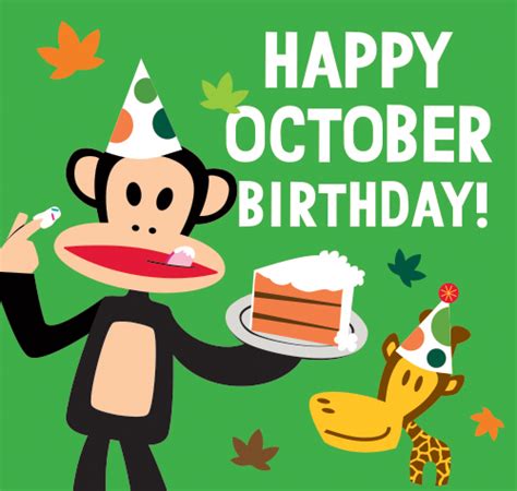 Happy October Birthday Funny Images Happy October October Birthday