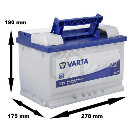 Batterie Varta Blue Dynamic E V Ah A L D