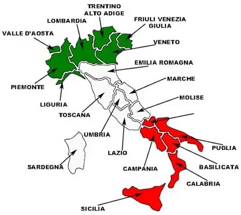 Regioni Italiane Quante E Quali Sono Scuolissima